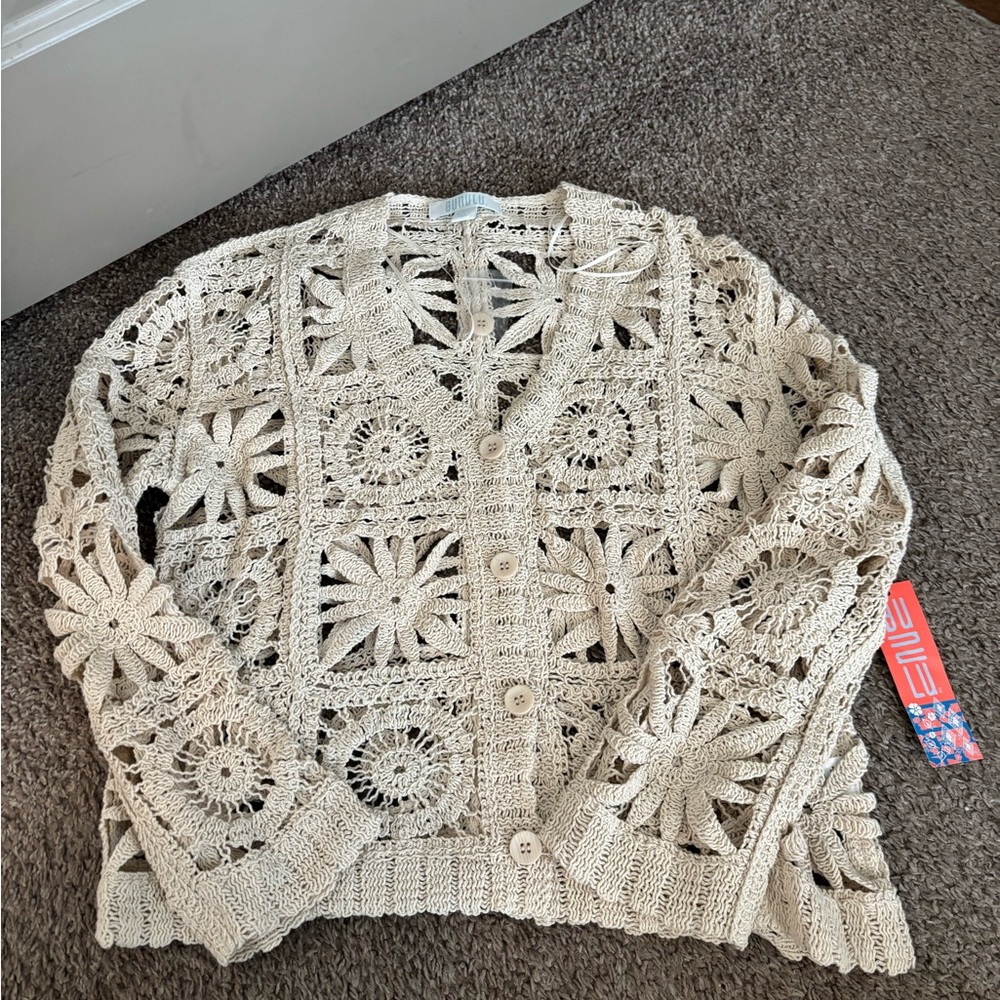 Women's Crochet Cardigan